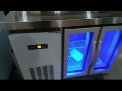 örtülü salata/pizza tezgahı