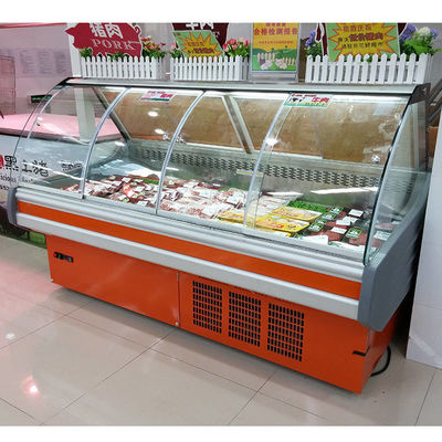 Kavisli Cam 2m Süpermarket Soğutma Ekipmanları