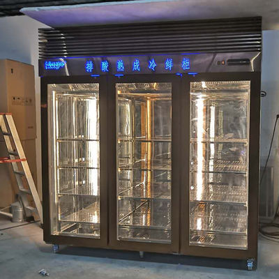 üç döner kapı 2200mm Bira için Dik Buzdolabı Dondurucu