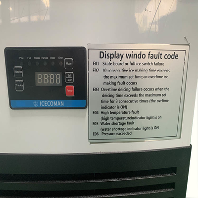 Panel Kontrolleri Taşınabilir Buz Makinesi Ev İçin Ticari Mini Buz Makinesi