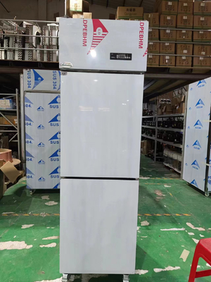 Ticari dik buzdolabı Ventilatör Soğutma Mutfağı Restoran için kendi kendine kapanan buzdolabı