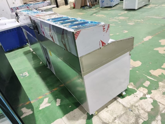 1.8M Salat İş Masası 3 Kapı Soğutulmuş Pizza Hazırlama Masası