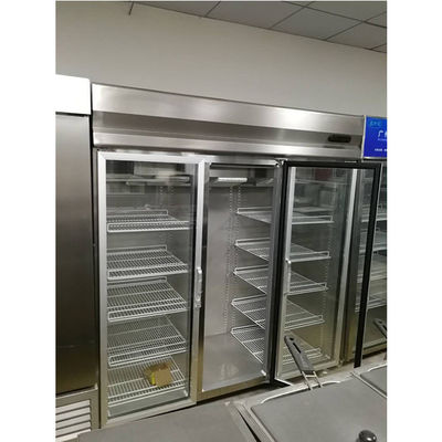 110W 1500L Ticari Paslanmaz Çelik Buzdolabı Dondurucu