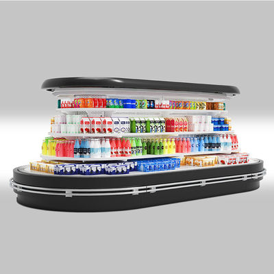 R404A Oval Tip Süpermarket Soğutma Ekipmanları Multideck Display Chiller