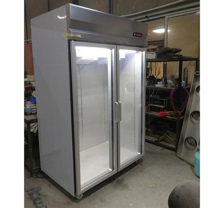 1000L Dik Ticari Paslanmaz Çelik Buzdolabı Dondurucu 1