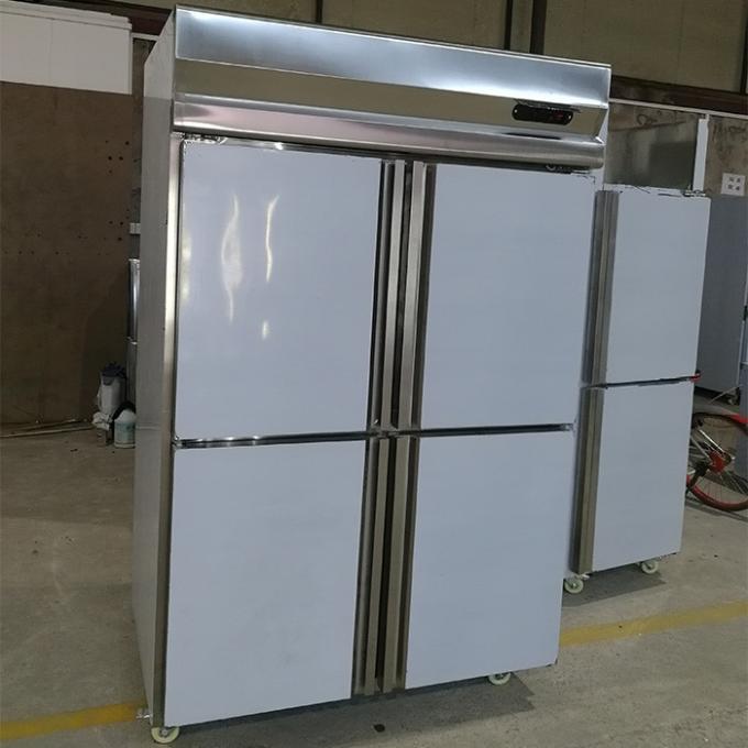Otomatik Buz Çözme R404A 1000L 4 Kapılı Buzdolabı Dondurucu 1